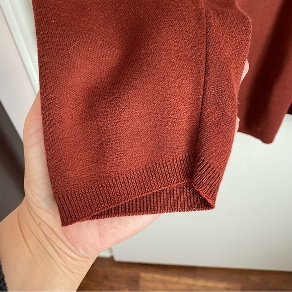 AfterShock Vintage Rust Fringe Sweater Size XL - Picture 8 of 13